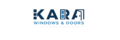 kara windows & doors logo design
